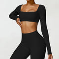 Repose & Renew Women's Long Sleeve Yoga Top – Soft Microfiber Brushed Fabric