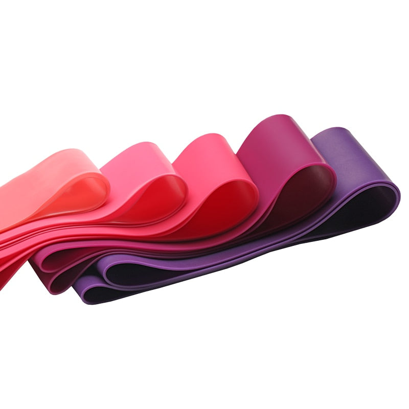 5-Level Yoga & CrossFit Resistance Bands Set – Natural Latex Training Pull Rope