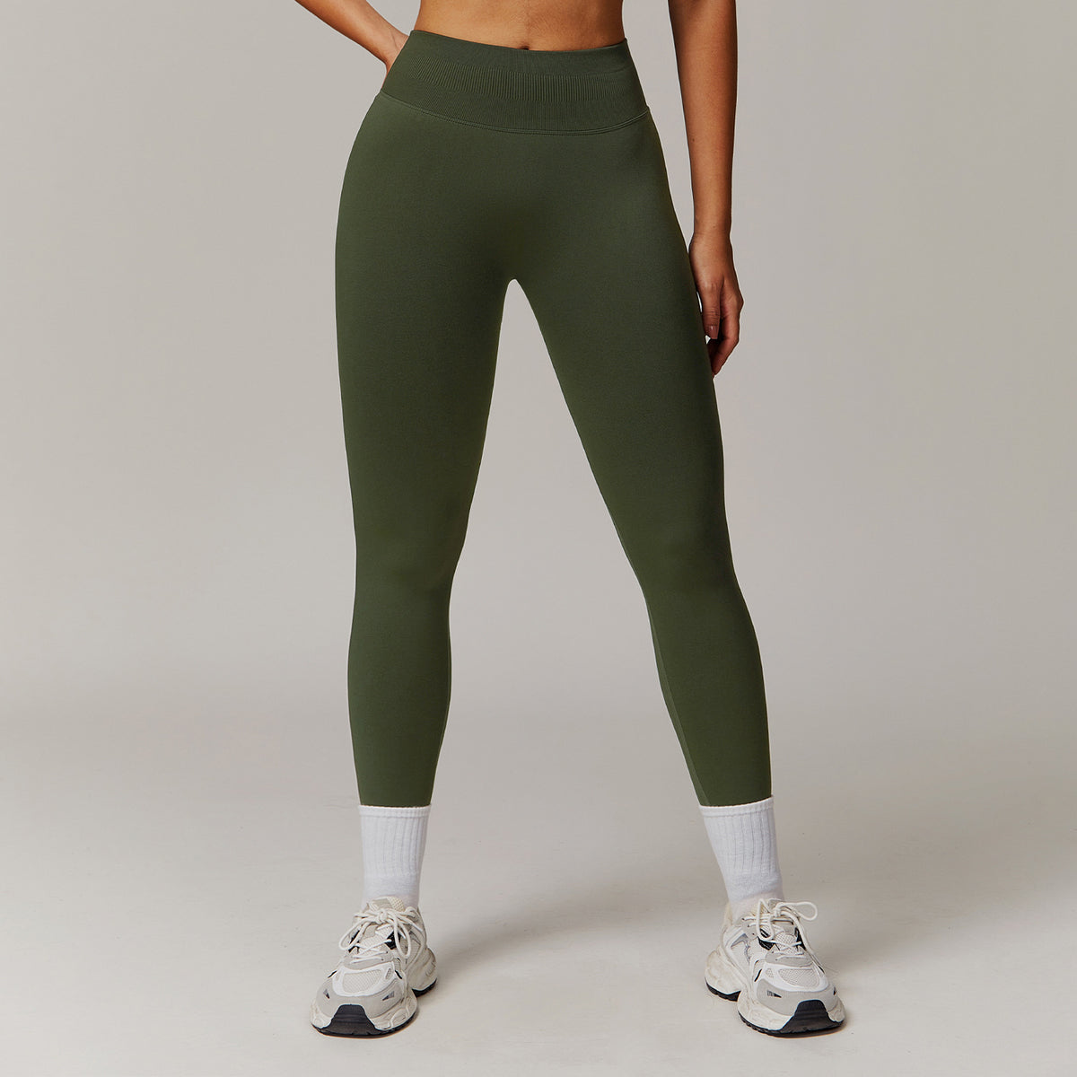 Women's Seamless Tummy Control Yoga Leggings – Running & Fitness