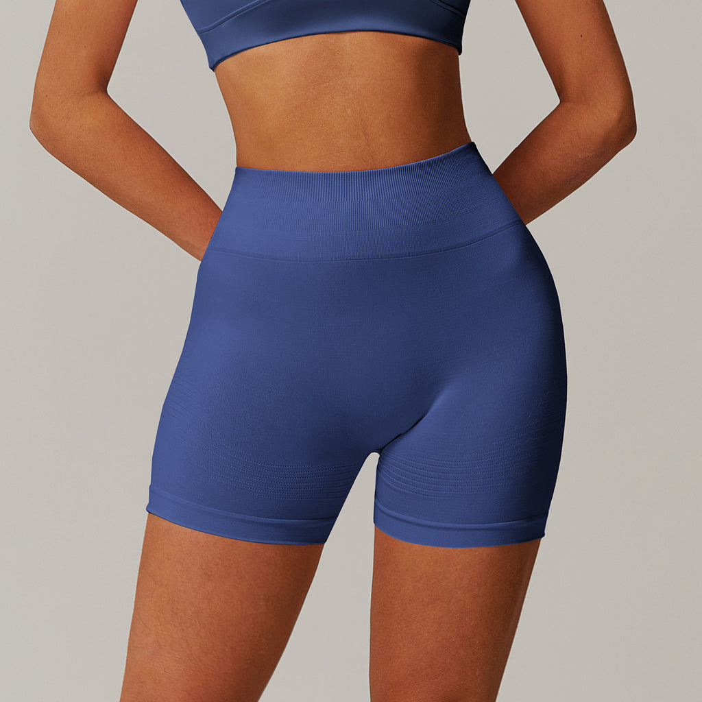 Repose & Renew Women's High Waist Sculpting Yoga Shorts – Nylon & Spandex