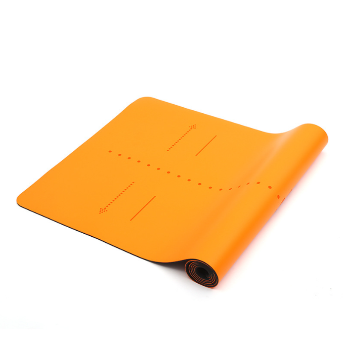 Professional Natural Rubber Yoga Mat – Non-Slip PU Surface, 5mm Thick
