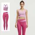 Women's High Waist Shockproof Hip-Lifting Yoga Suit Set – Bra & Leggings