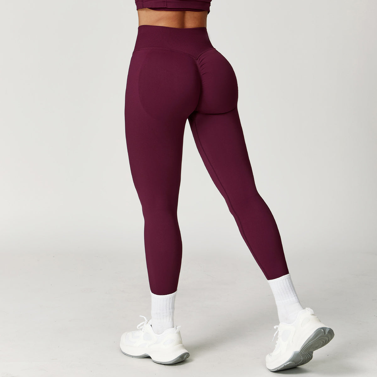 Women's Seamless Tummy Control Yoga Leggings – Running & Fitness