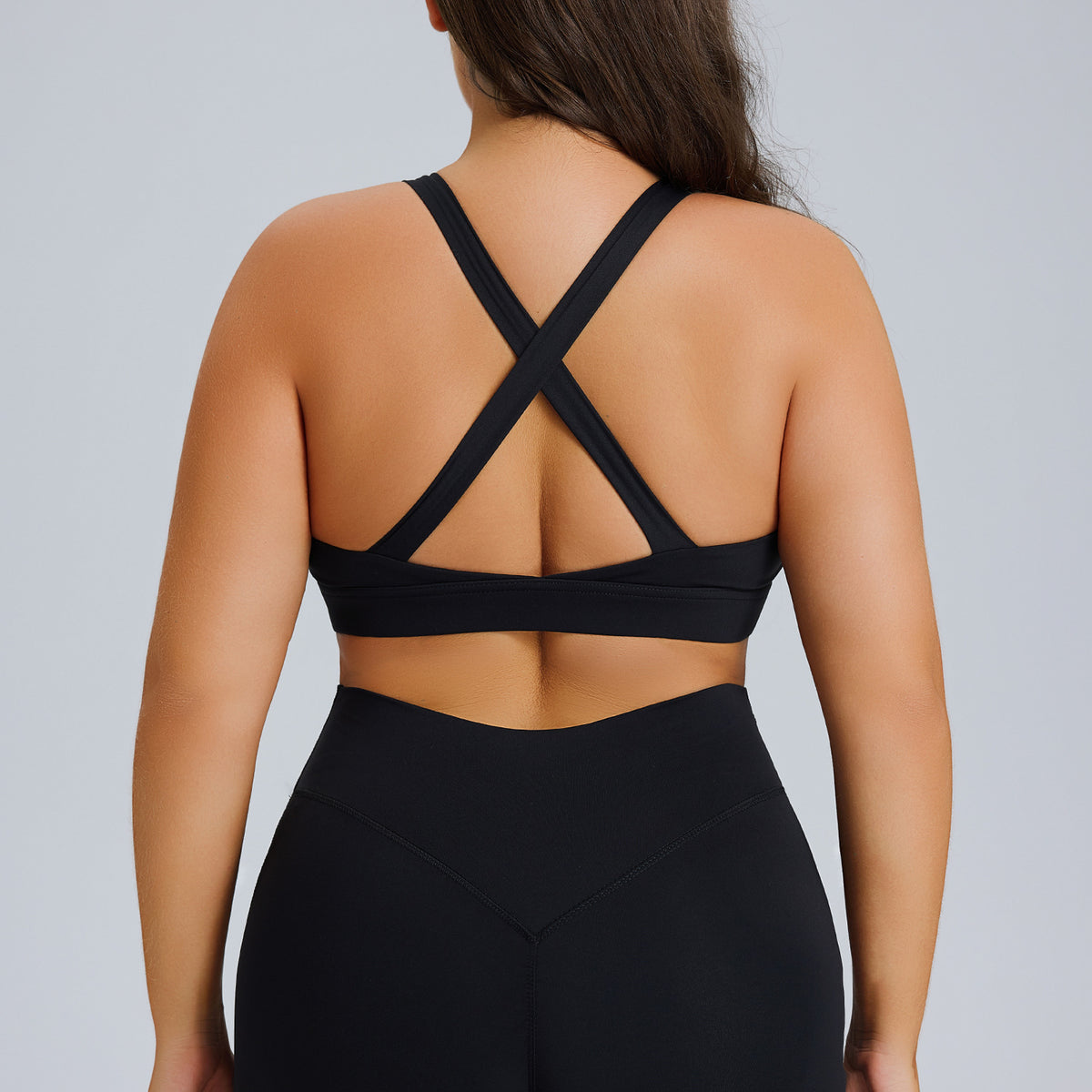 Women's Fitness Yoga Suit Set – Sports Bra & Long Pants