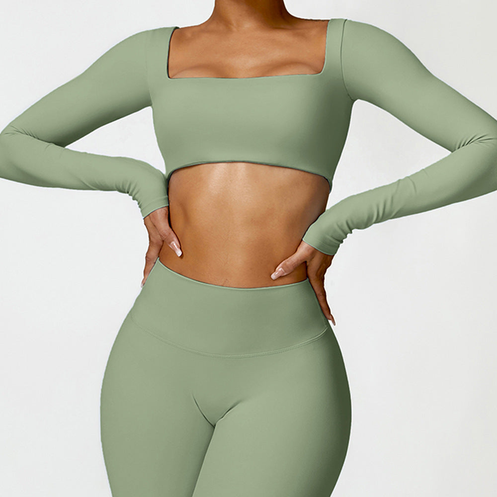 Repose & Renew Women's Long Sleeve Yoga Top – Soft Microfiber Brushed Fabric
