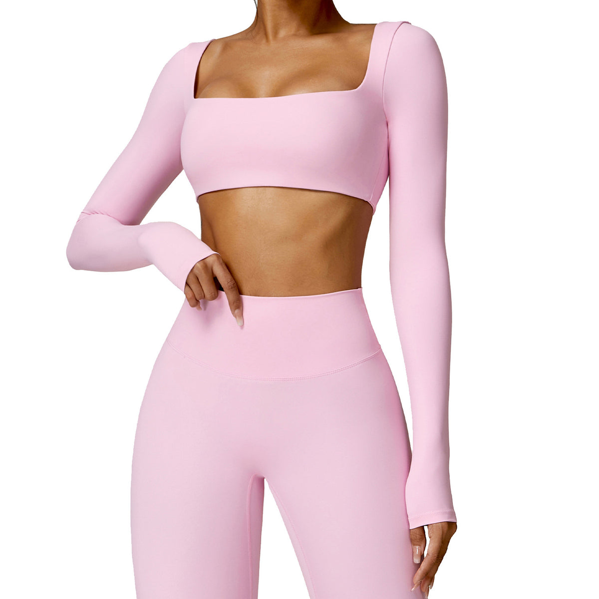 Repose & Renew Women's Long Sleeve Yoga Top – Soft Microfiber Brushed Fabric