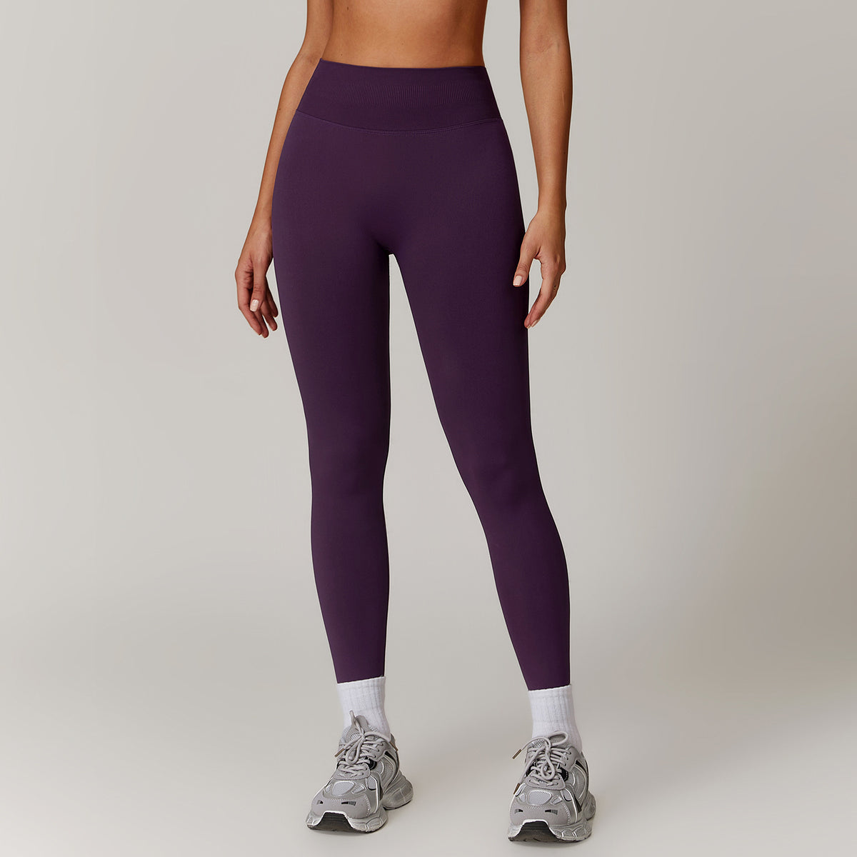 Women's Seamless Tummy Control Yoga Leggings – Running & Fitness