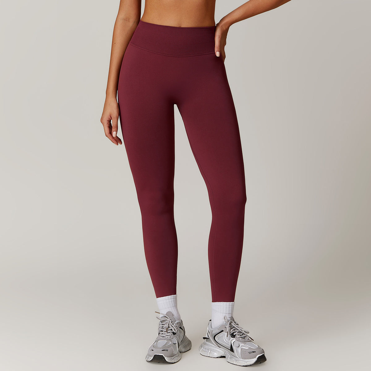 Women's Seamless Tummy Control Yoga Leggings – Running & Fitness