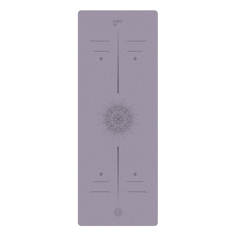 Premium Matte PU Natural Rubber Yoga Mat – Non-Slip Shock-Absorbing 5mm Mat