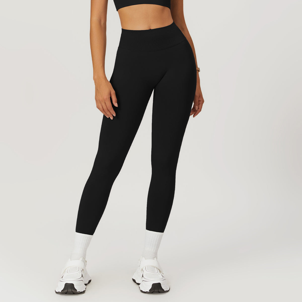 Women's Seamless Tummy Control Yoga Leggings – Running & Fitness