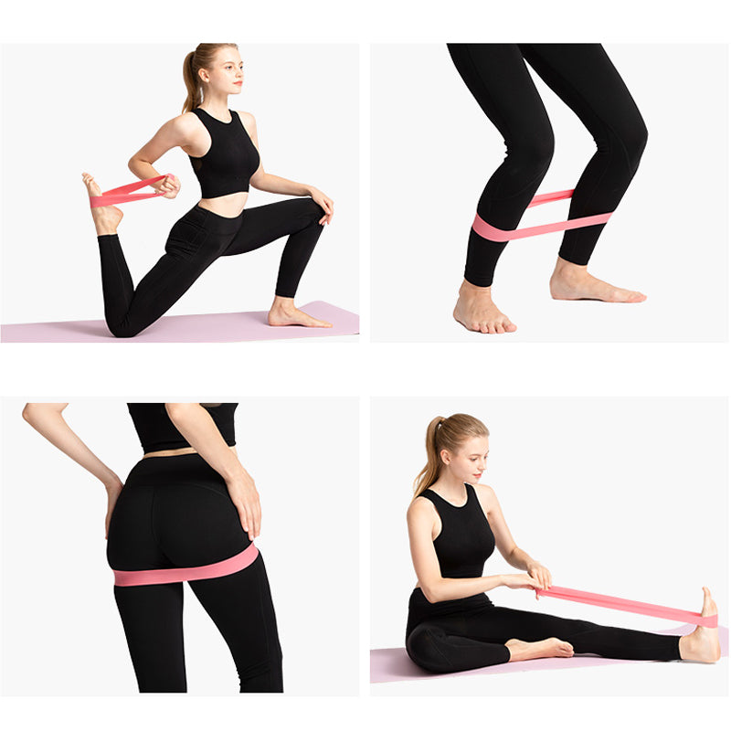 5-Level Yoga & CrossFit Resistance Bands Set – Natural Latex Training Pull Rope