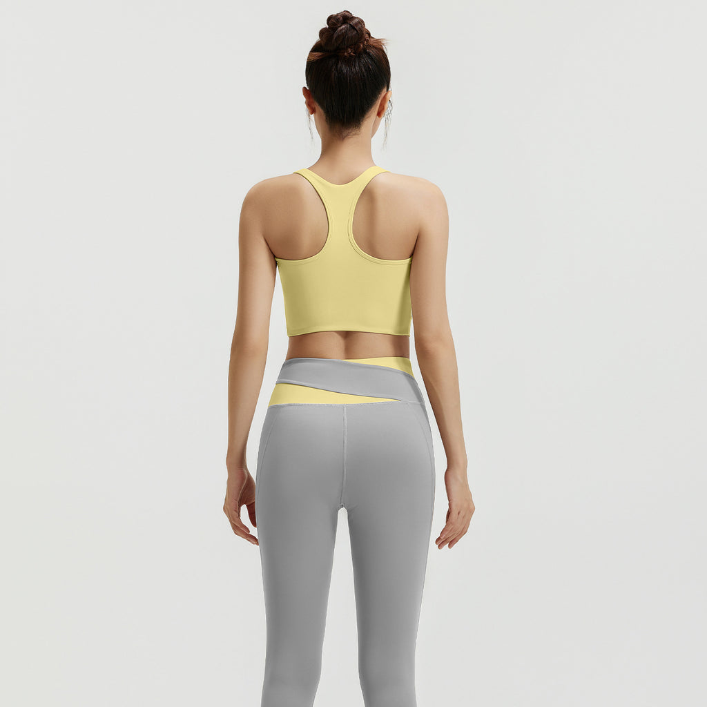 Women's High Waist Shockproof Hip-Lifting Yoga Suit Set – Bra & Leggings