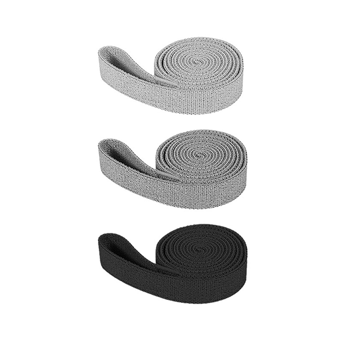 3-Piece Yoga & Dance Stretch Band Set – Polyester Cotton Rally Bands for Pilates & Fitness