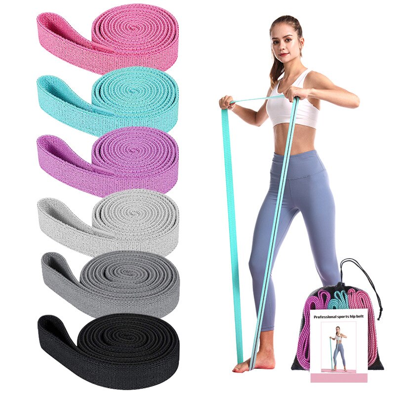 3-Piece Yoga & Dance Stretch Band Set – Polyester Cotton Rally Bands for Pilates & Fitness