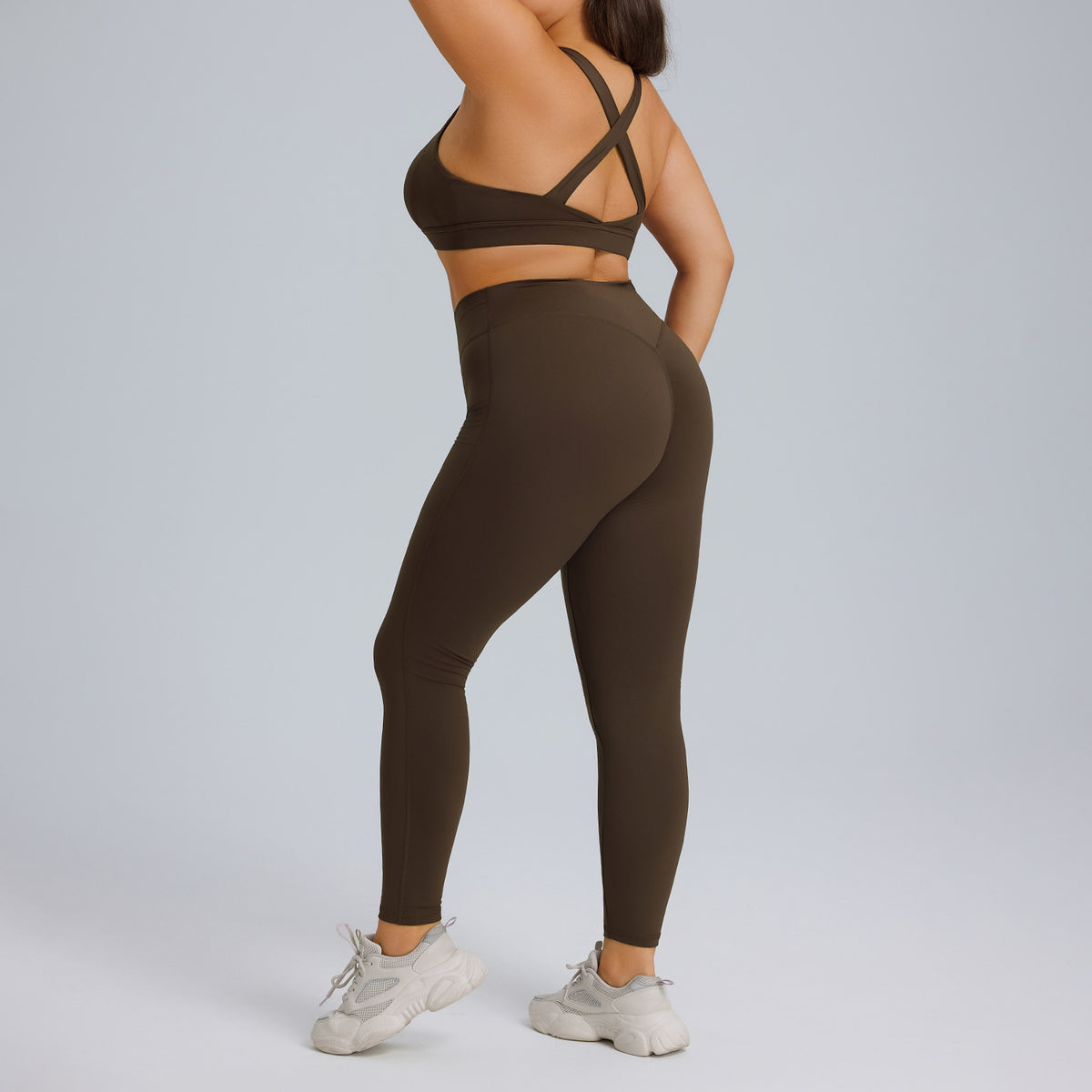 Women's Fitness Yoga Suit Set – Sports Bra & Long Pants