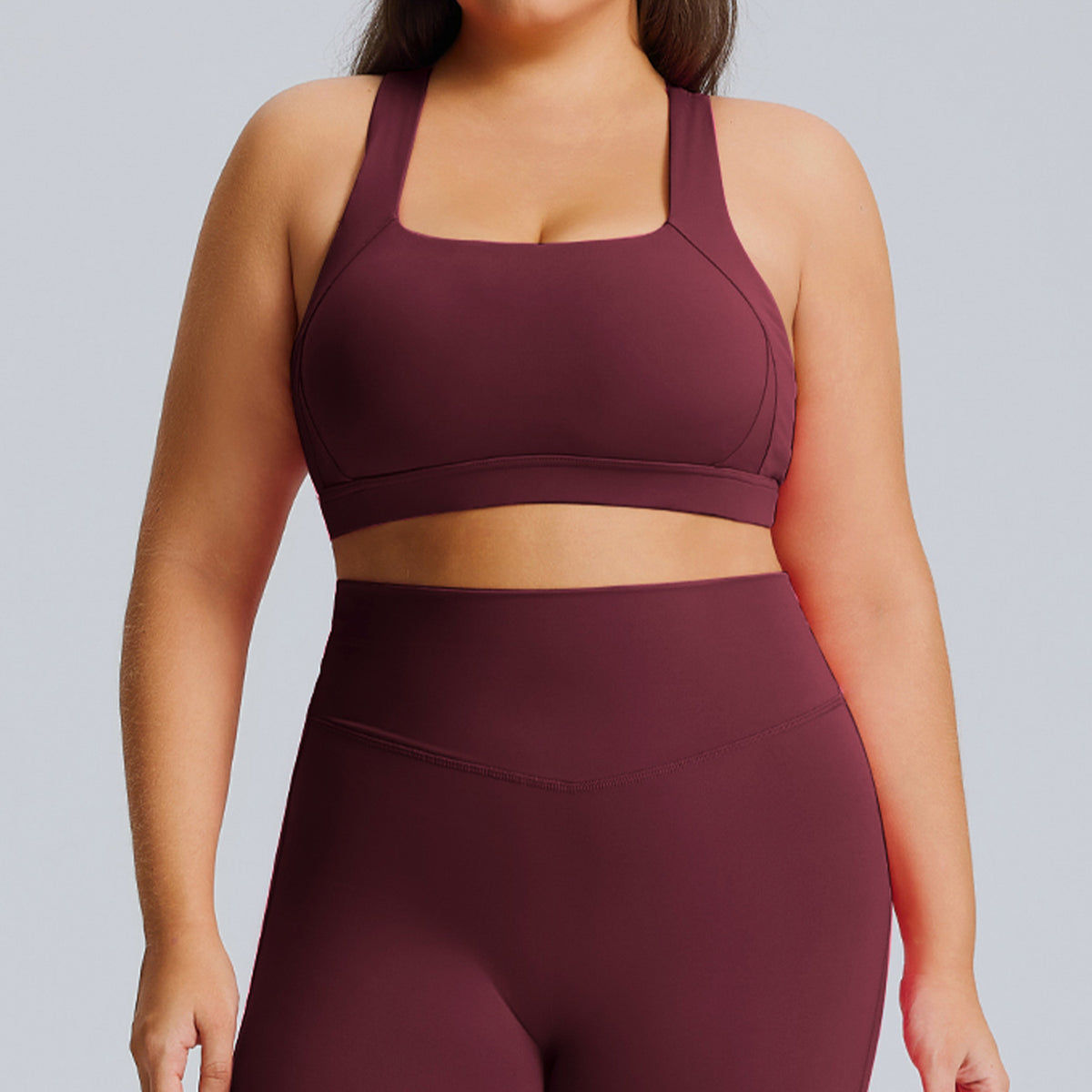 Women's Fitness Yoga Suit Set – Sports Bra & Long Pants
