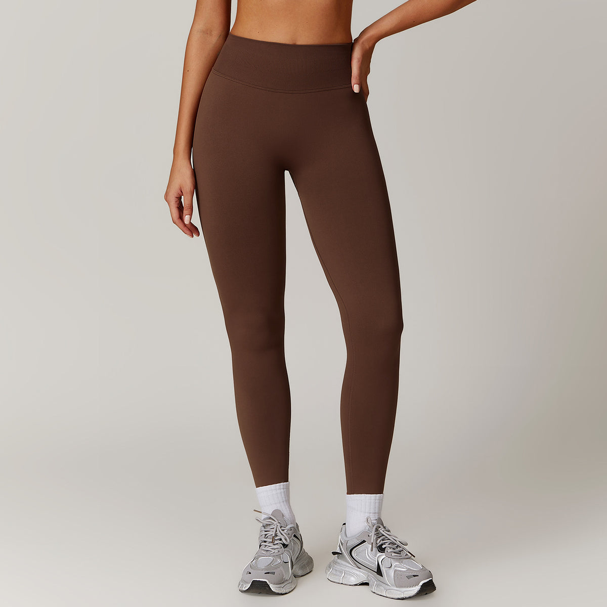 Women's Seamless Tummy Control Yoga Leggings – Running & Fitness