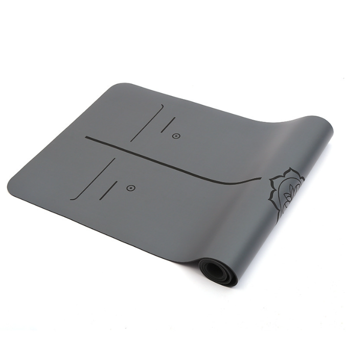 Professional Natural Rubber Yoga Mat – Non-Slip PU Surface, 5mm Thick
