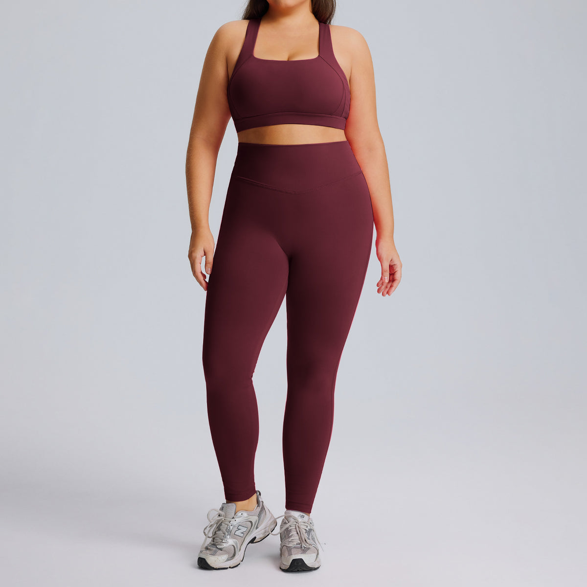 Women's Fitness Yoga Suit Set – Sports Bra & Long Pants