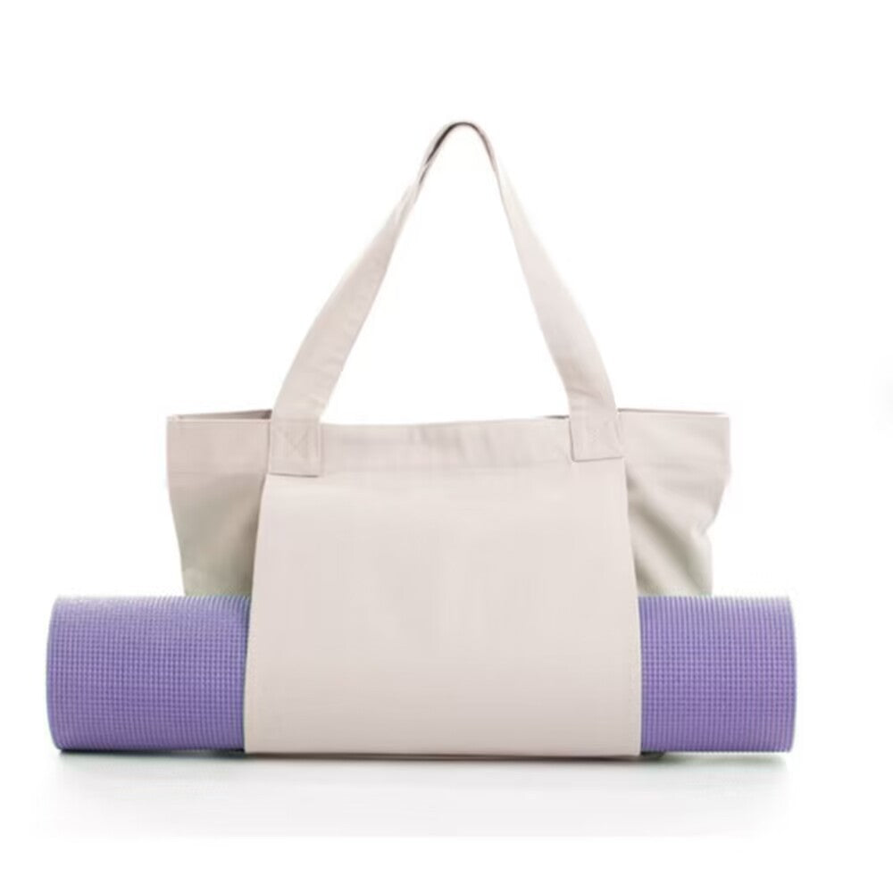 Canvas Yoga & Pilates Mat Shoulder Bag – Travel & Outdoor Exercise Carry Bag