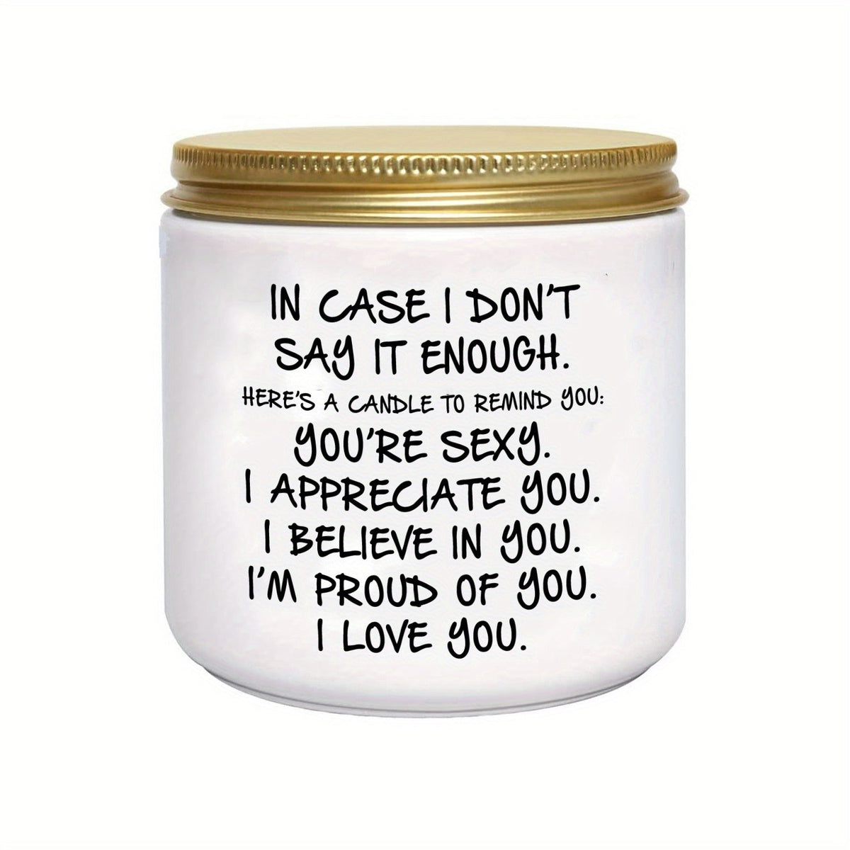 Lavender Scented Soy Candle with Glass Jar